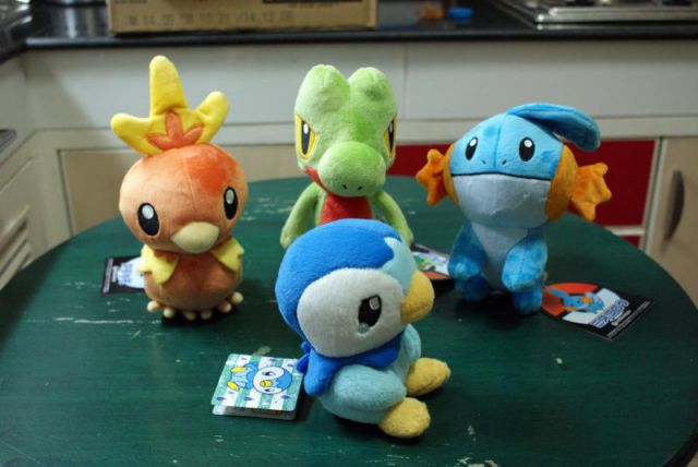 Hoenn Starter Plush