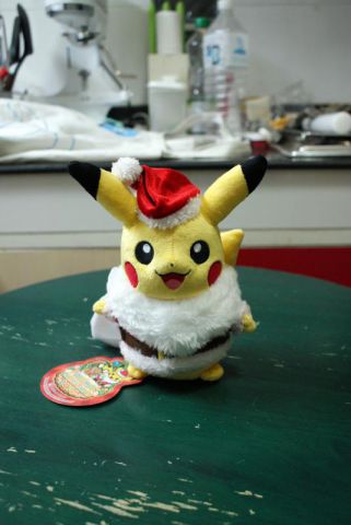 Pikachu Santa Plush