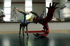 Takara Tomy Soft Figure Xerneas & Yveltal Set (2) Takara Tomy Soft Figure Xerneas & Yveltal Set (2)