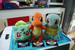 Kanto Starter Plush Kanto Starter Plush