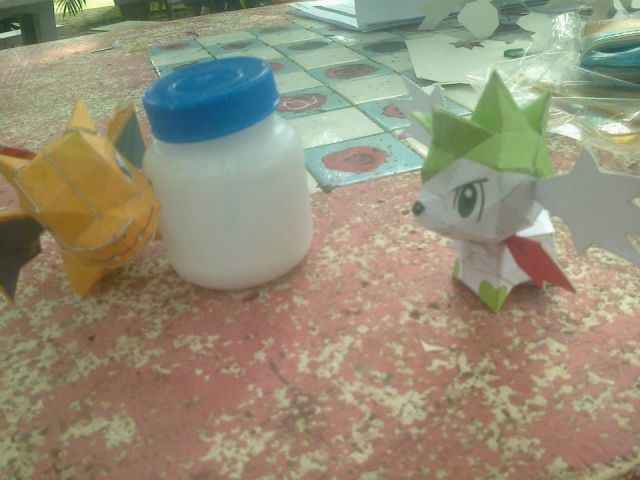 Chibi Charizard & Chibi Shaymin Sky