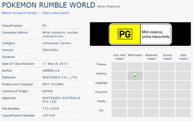 Pokémon Rumble World