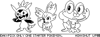 Pick only one starter Pokemon