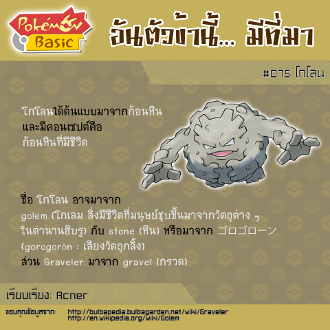 075. Graveler - โกโลน