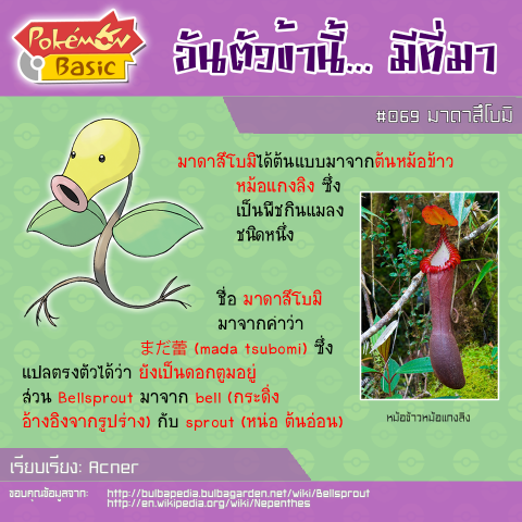 069. Bellsprout - มาดาสึโบมิ