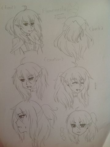 [OC-1.1] Flame Mesta emotion