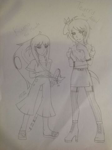Kuro the mawile & Tearra the absol