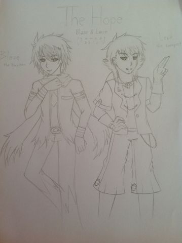 [GIJINKA] Blaze the Blaziken & Leon the Swampert