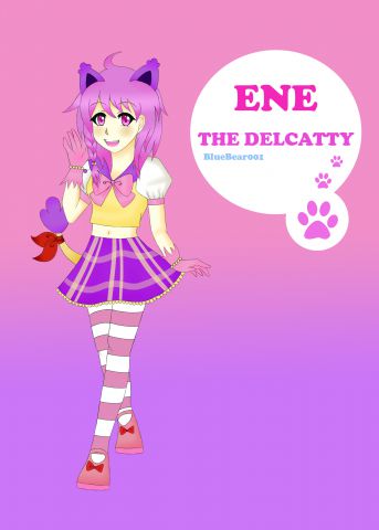[GIJINKA] Ene the delcatty (colour)